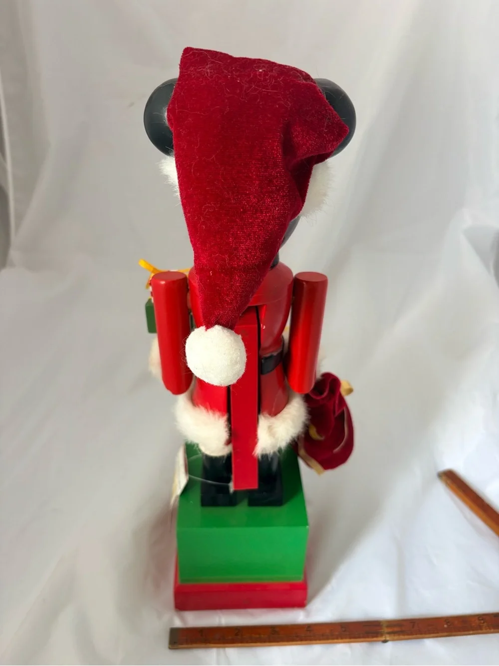 Disney Brand Wooden Mickey Mouse Nutcracker and Countdown to Christmas